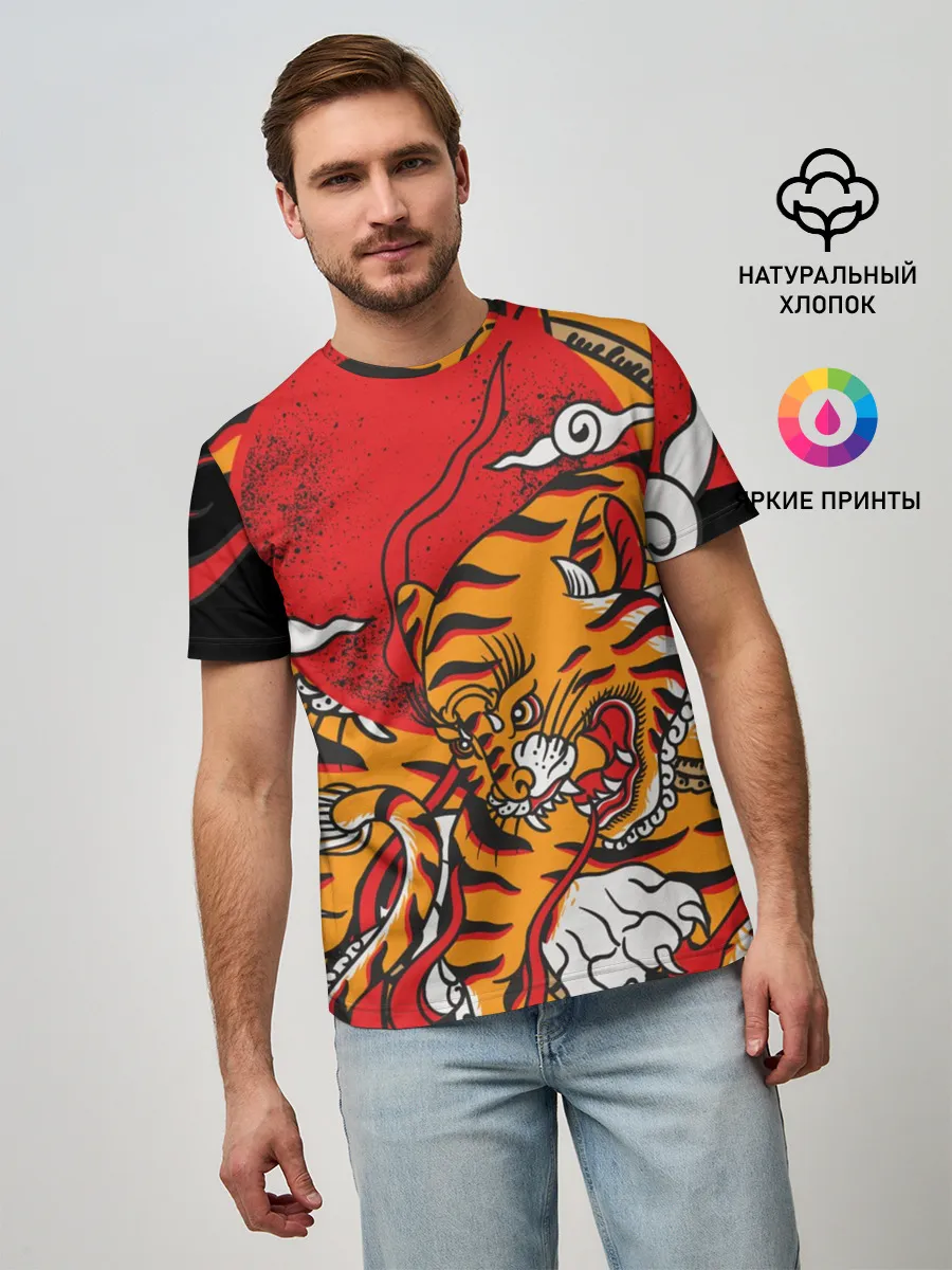 Мужская базовая футболка / Год тигра