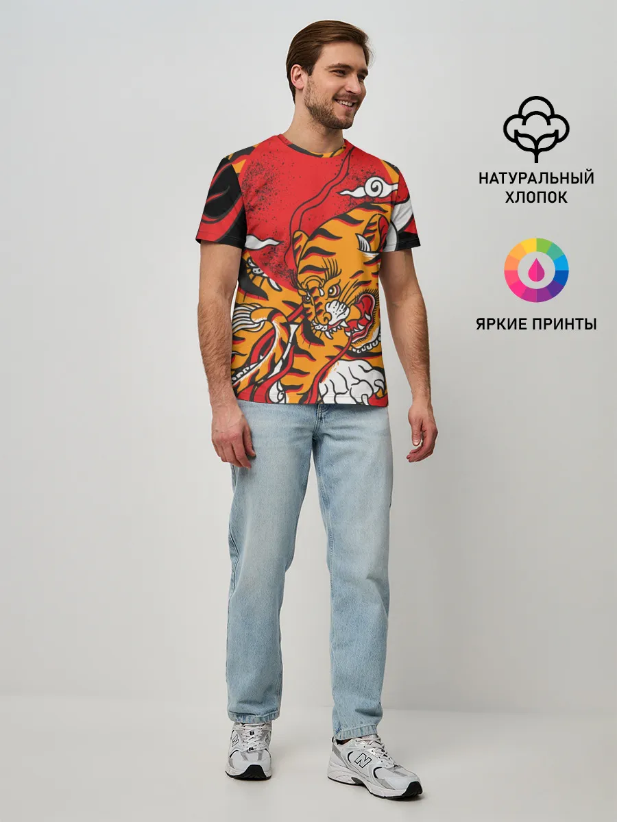Мужская базовая футболка / Год тигра