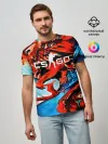 Мужская базовая футболка / CS GO Hyper Beast