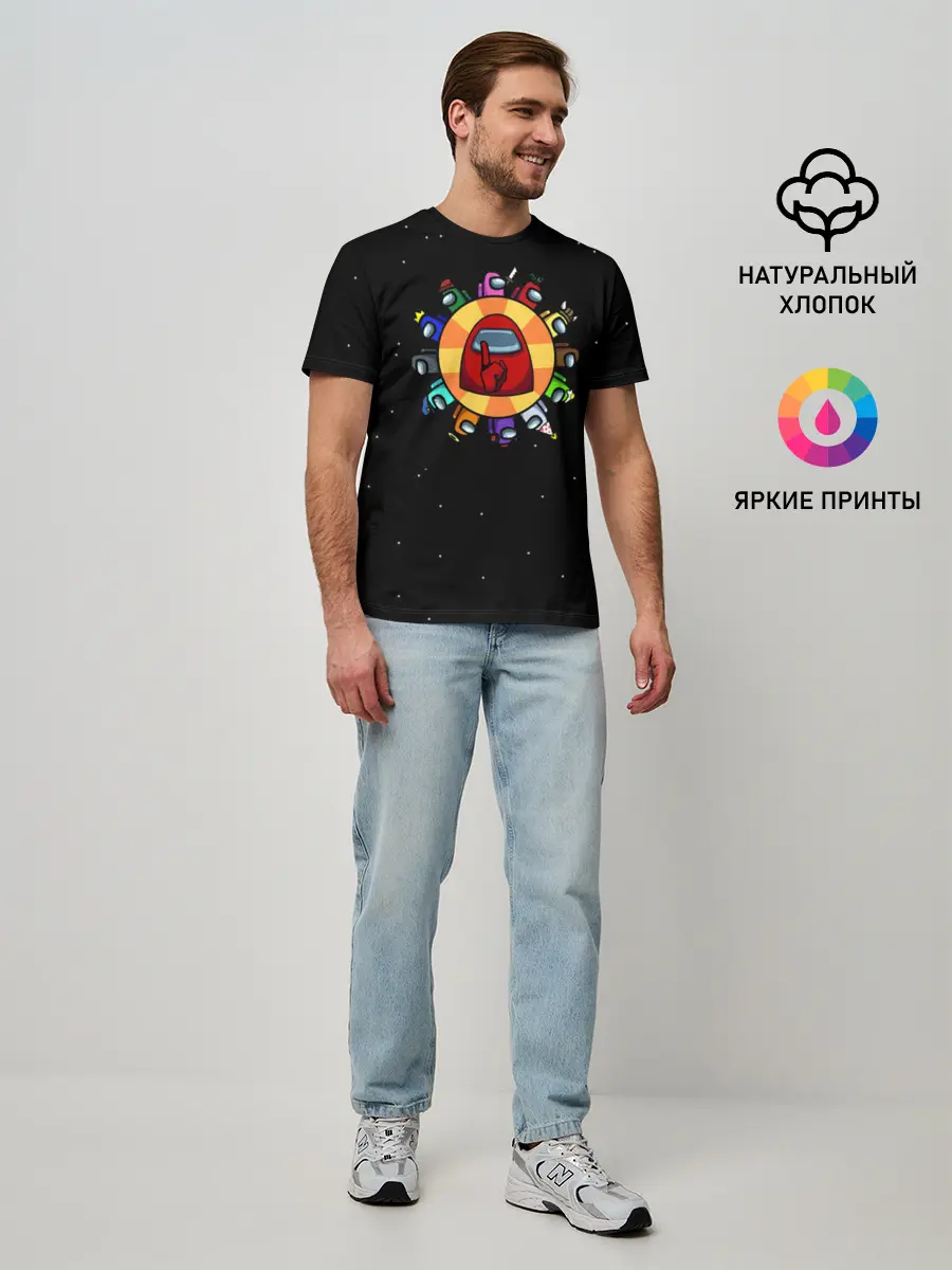 Мужская базовая футболка / Among Us