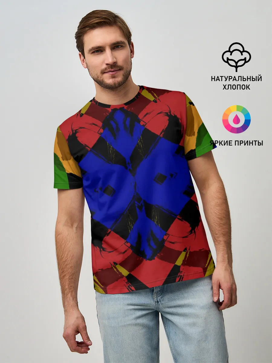Мужская базовая футболка / Абстракция