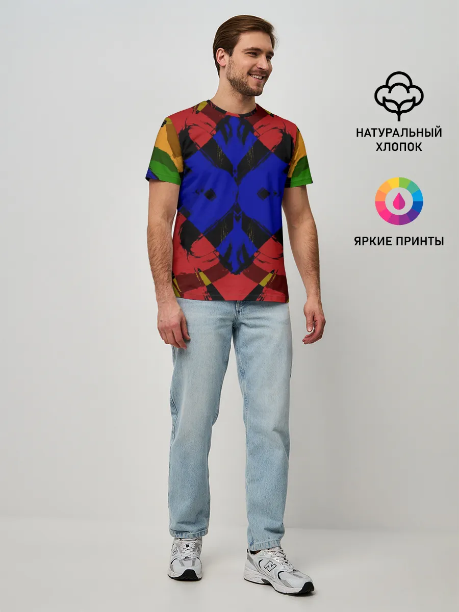 Мужская базовая футболка / Абстракция