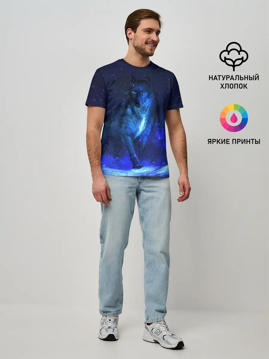 Мужская базовая футболка / Dark Wolf