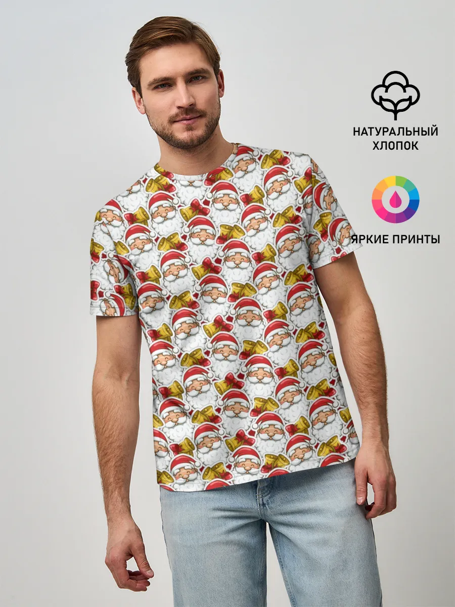 Мужская базовая футболка / Дед Мороз