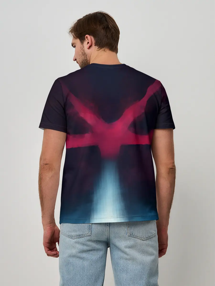 Мужская базовая футболка / Kirito спиной