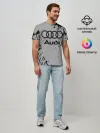 Мужская базовая футболка / AUDI / АУДИ
