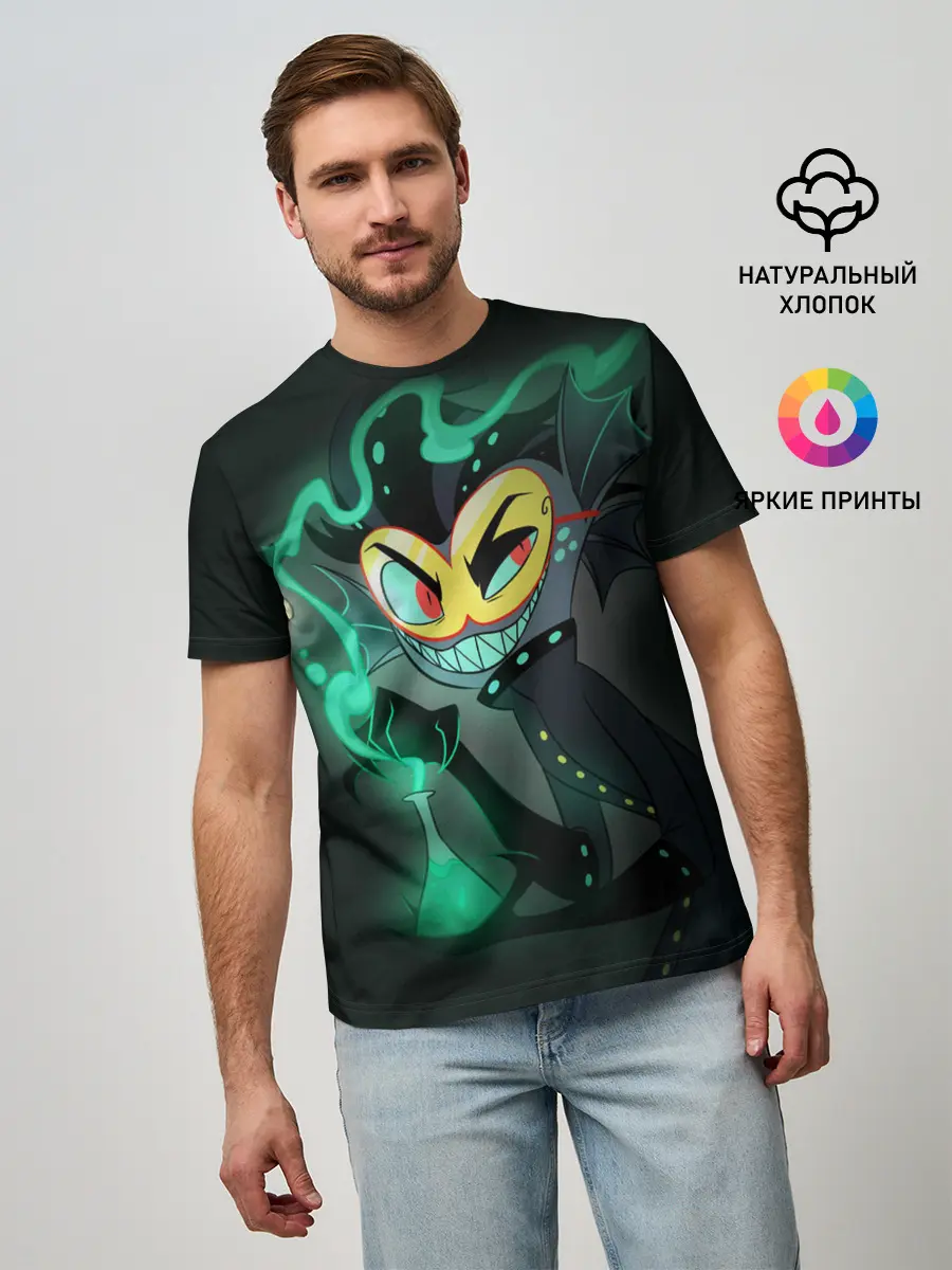 Мужская базовая футболка / Отель Хазбин