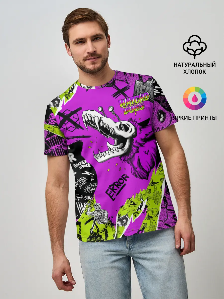 Мужская базовая футболка / Watch Dogs: Legion