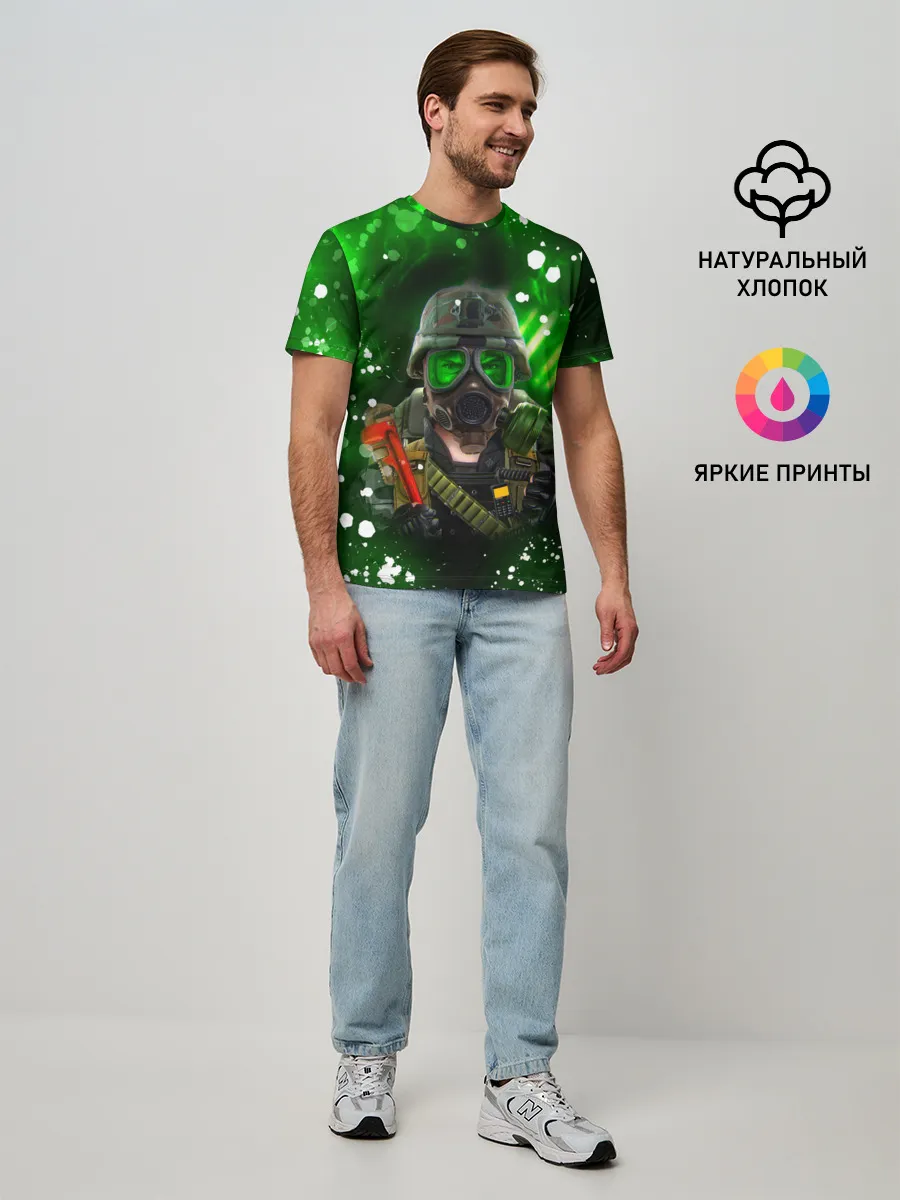 Мужская базовая футболка / Opposing Force | Адриан Шепард