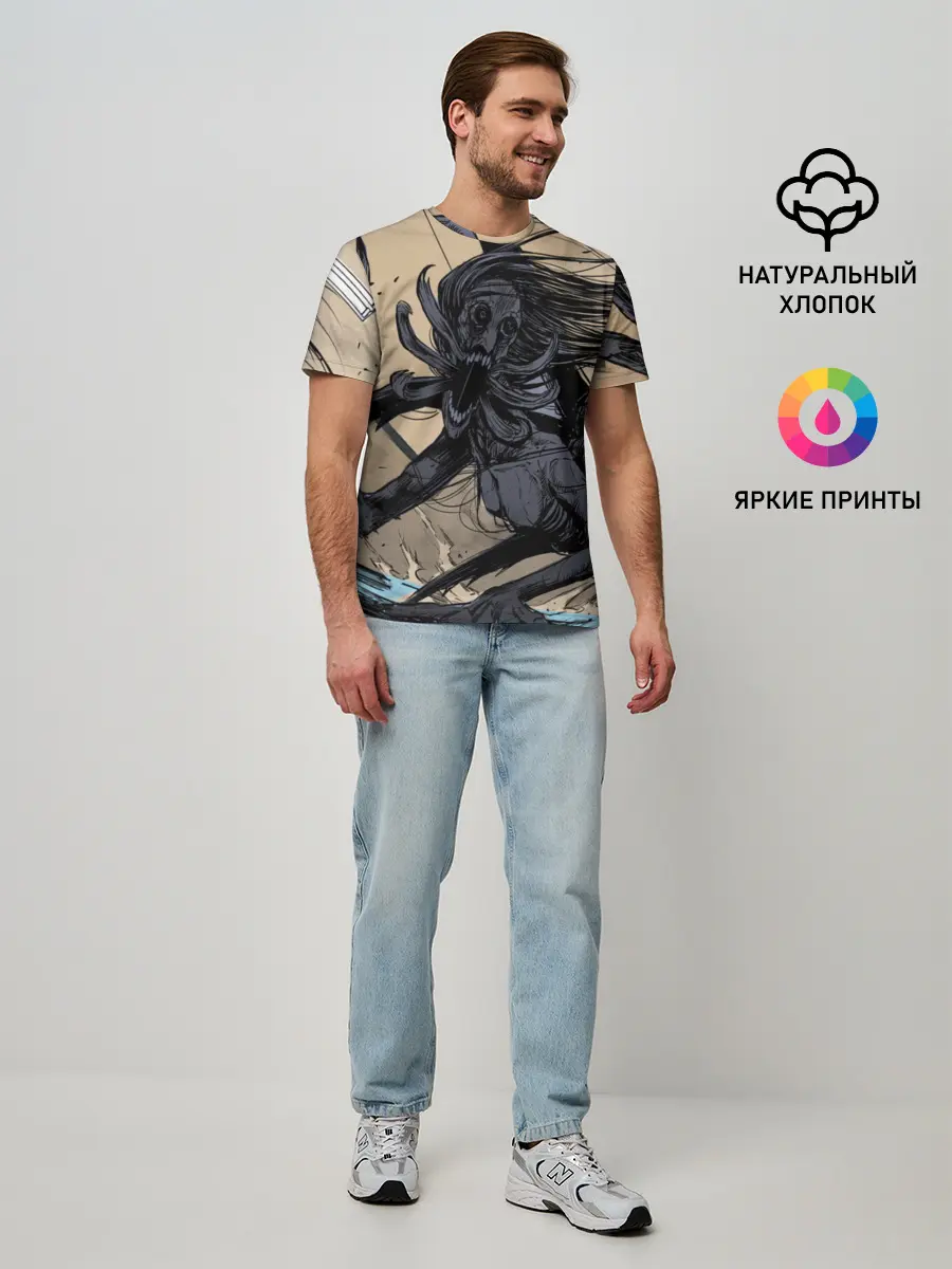 Мужская базовая футболка / Мерико Чан