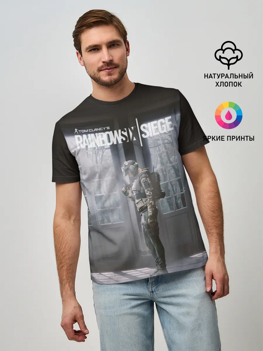 Мужская базовая футболка / Rainbow Six: Patriots