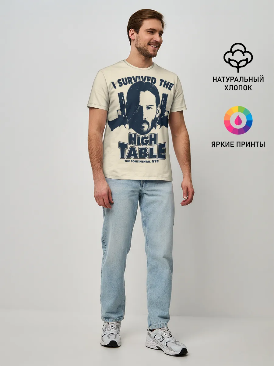 Мужская базовая футболка / John Wick