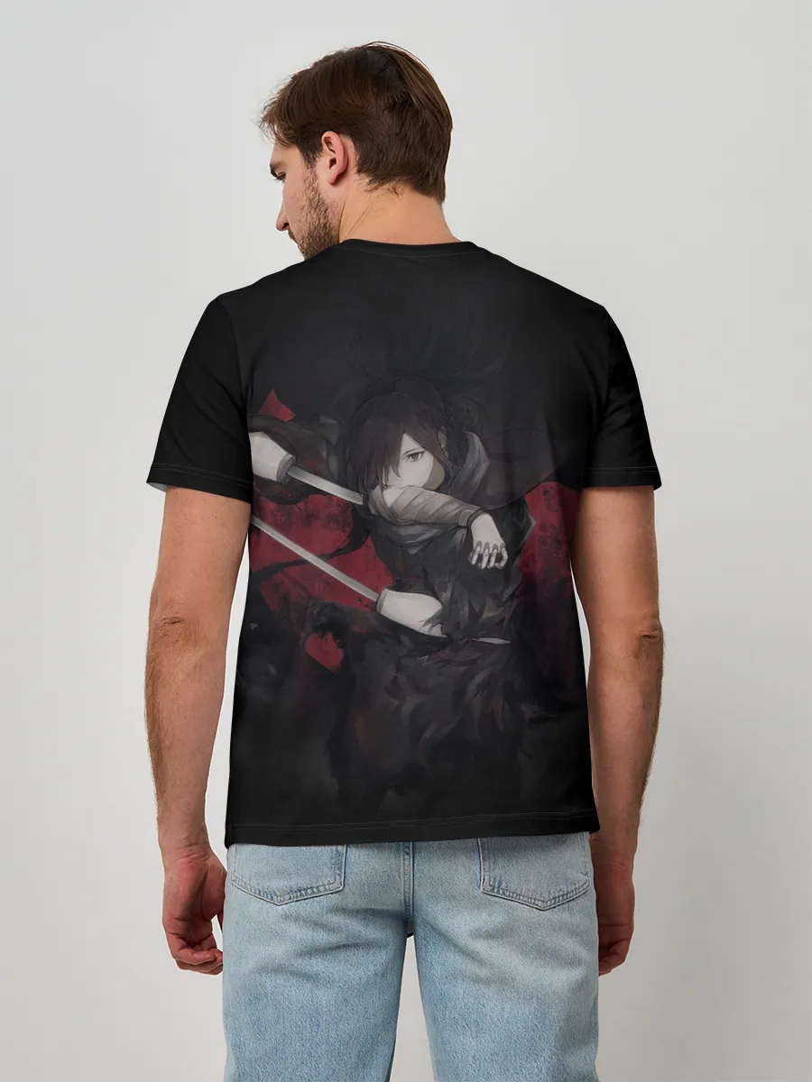 Мужская базовая футболка / ХЯККИМАРУ | ДОРОРО | DORORO