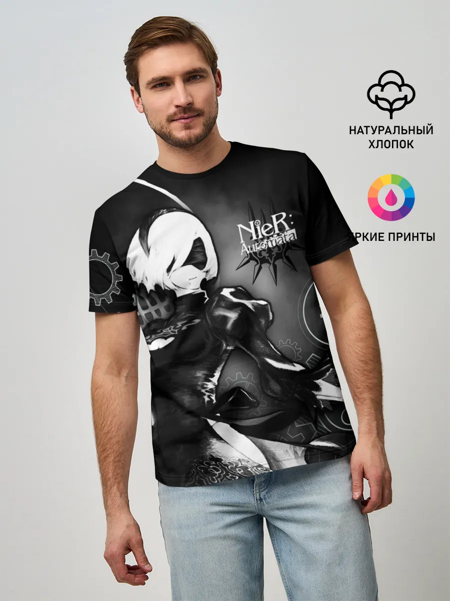 Мужская базовая футболка / 2B Nier: Automata