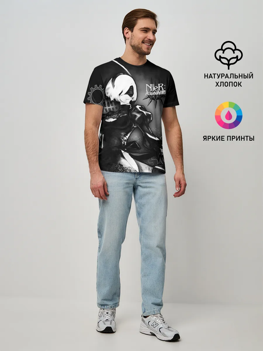 Мужская базовая футболка / 2B Nier: Automata