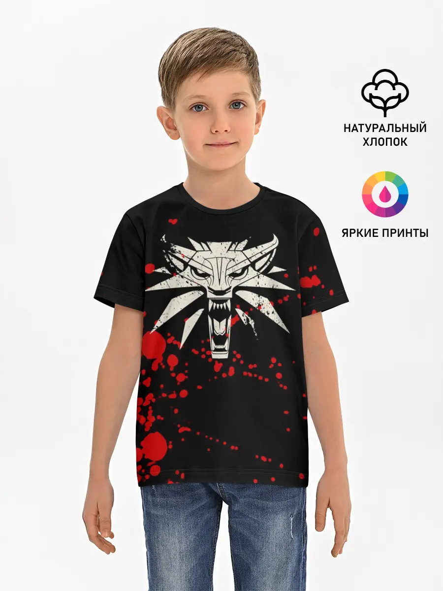 Детская базовая футболка / The Witcher Blood