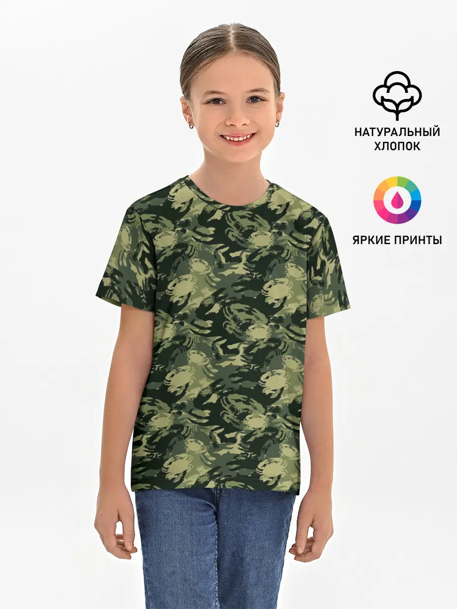 Детская базовая футболка / Крабы