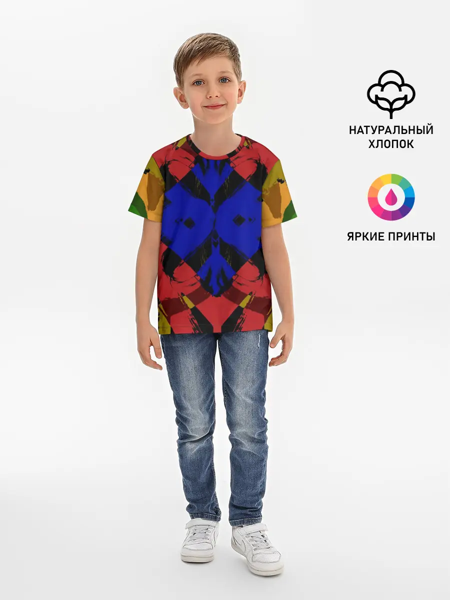 Детская базовая футболка / Абстракция