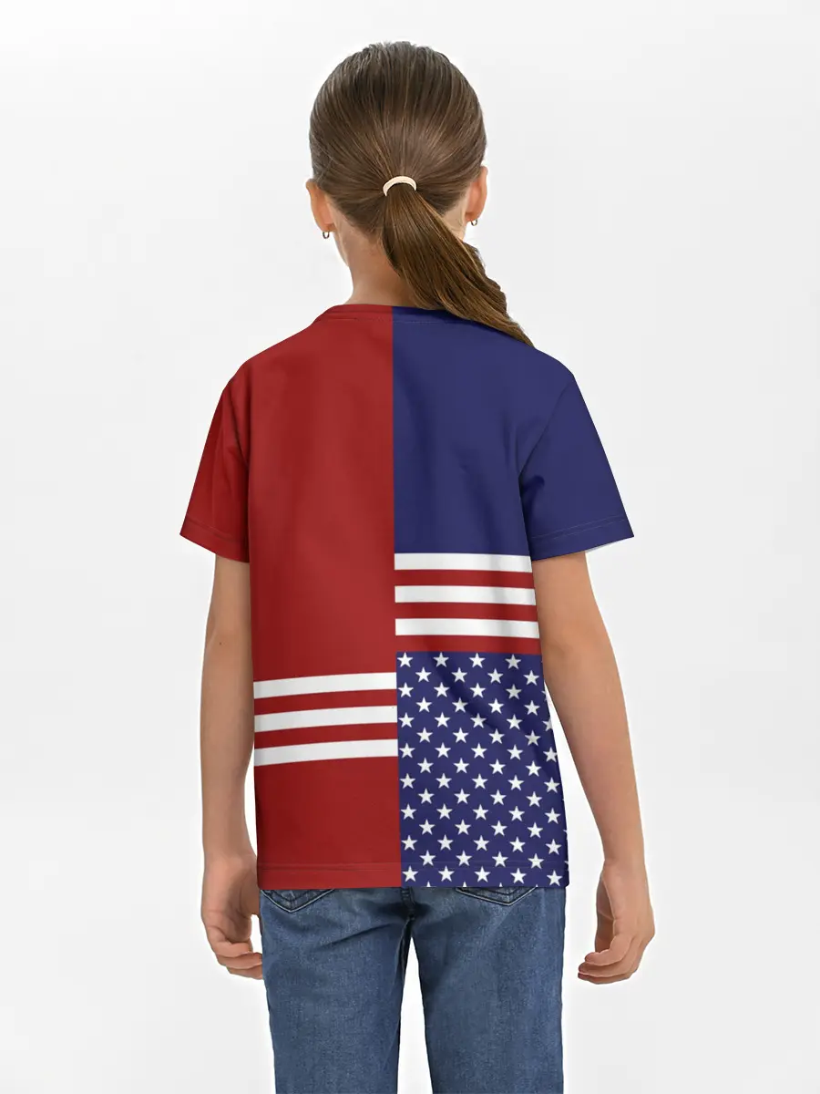 Детская базовая футболка / USA