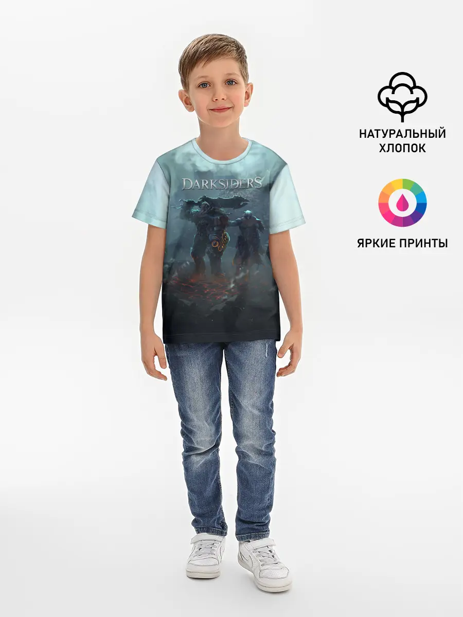 Детская базовая футболка / Darksiders | Гнев Войны