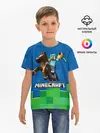 Детская базовая футболка / Minecraft / Майнкрафт