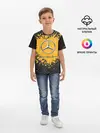 Детская базовая футболка / mercedes