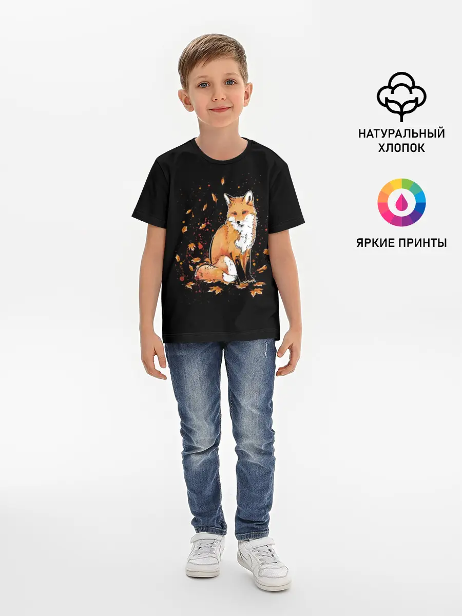 Детская базовая футболка / FOX