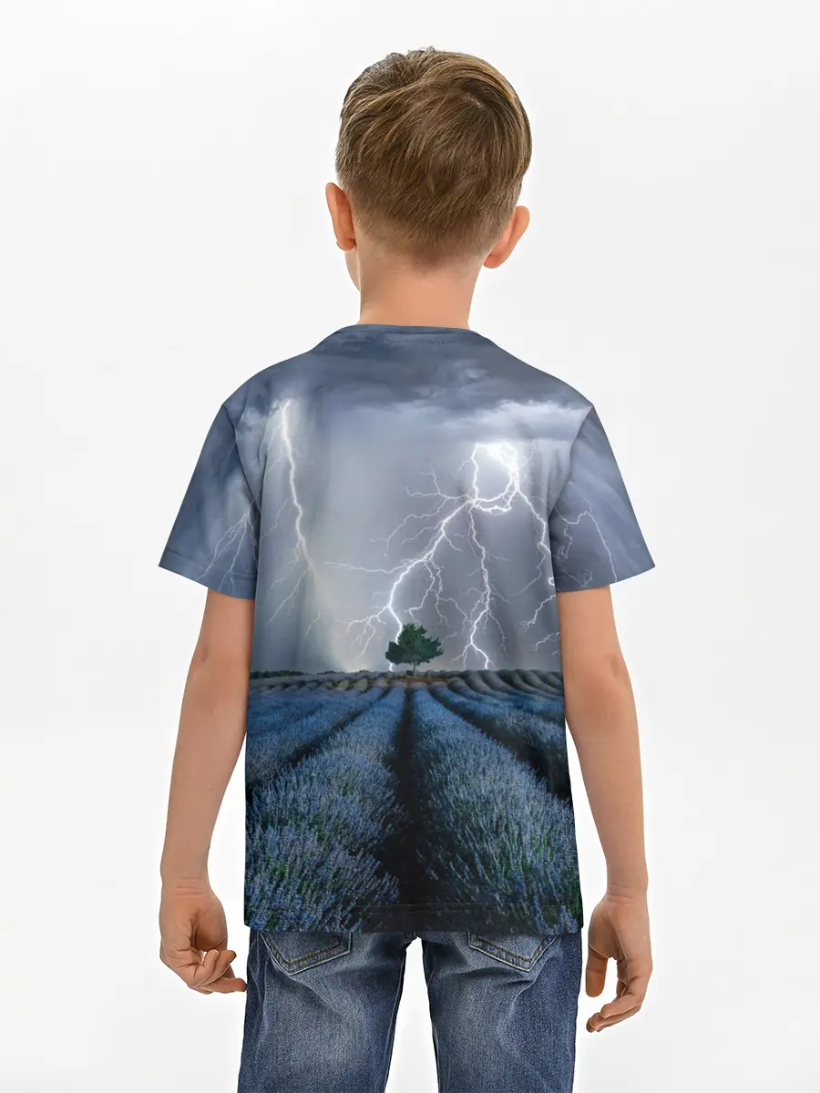 Детская базовая футболка / Молнии