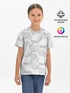 Детская базовая футболка / 3D WHITE