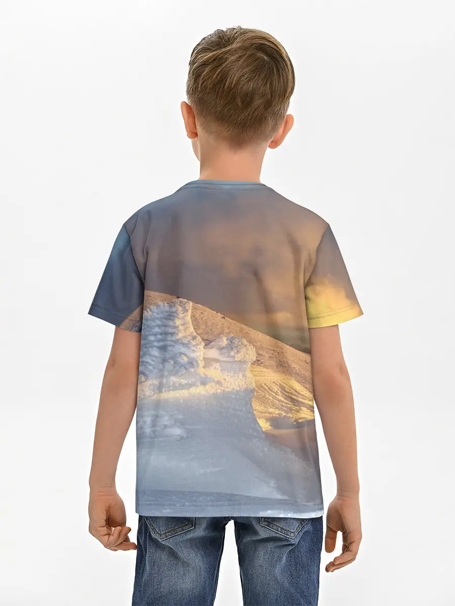 Детская базовая футболка / Снежная долина