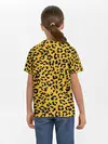 Детская базовая футболка / Леопард желтый