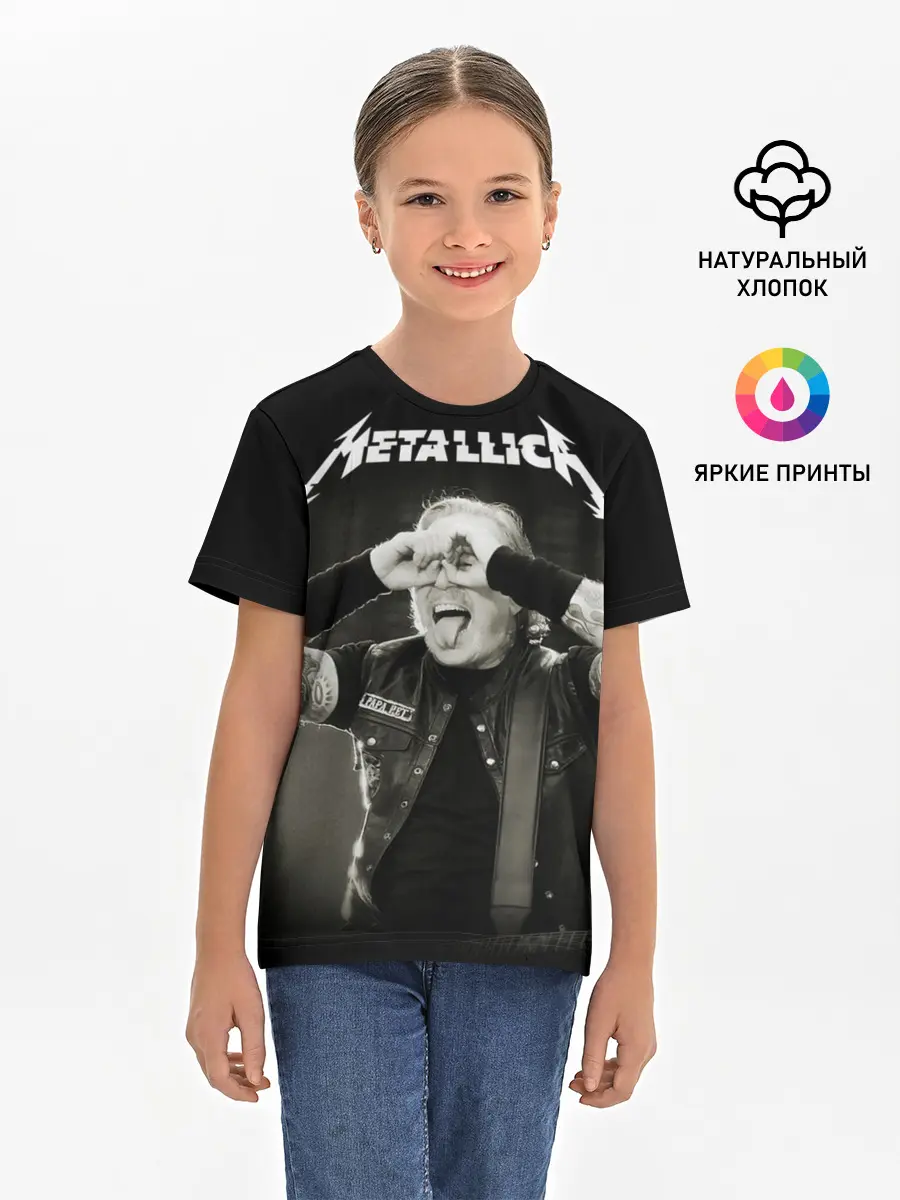 Детская базовая футболка / Metallica