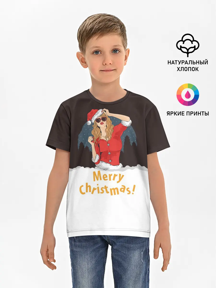 Детская базовая футболка / Снегурка