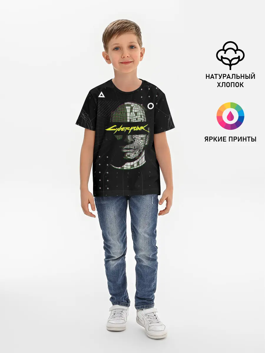 Детская базовая футболка / Cyberpunk 2077