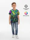 Детская базовая футболка / Неоновые краски лета