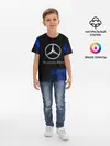 Детская базовая футболка / mercedes