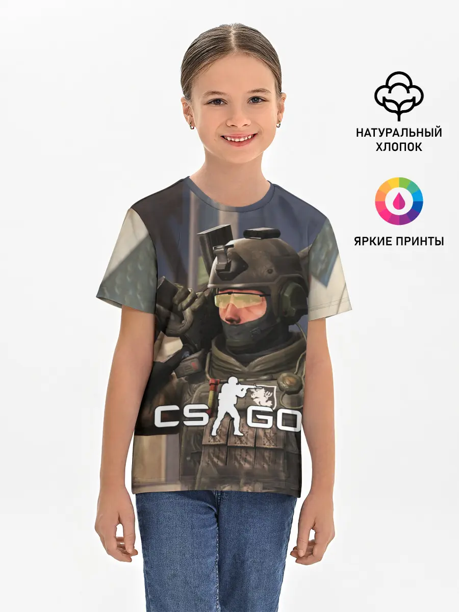 Детская базовая футболка / CS:GO