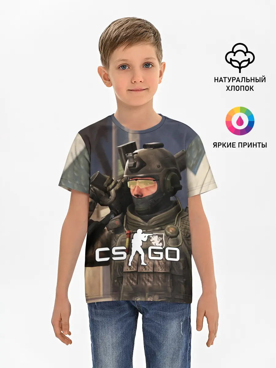 Детская базовая футболка / CS:GO