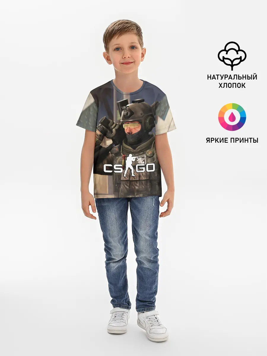 Детская базовая футболка / CS:GO