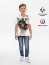 Детская базовая футболка / Котик