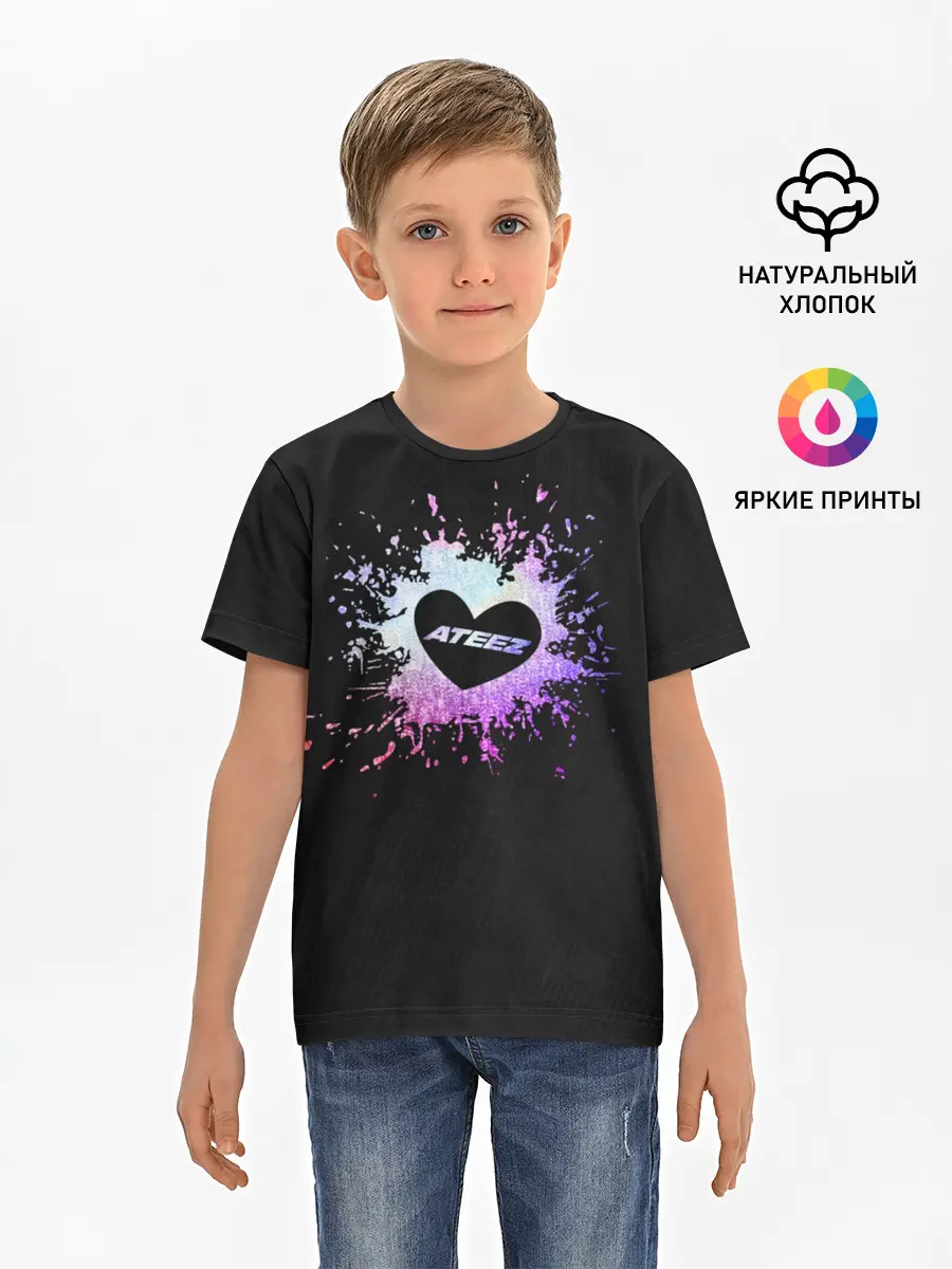 Детская базовая футболка / ATEEZ