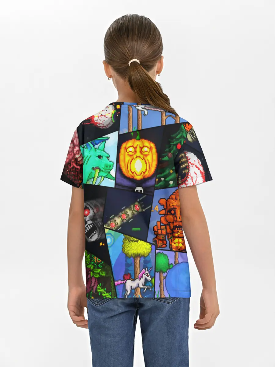 Детская базовая футболка / Terraria allpic