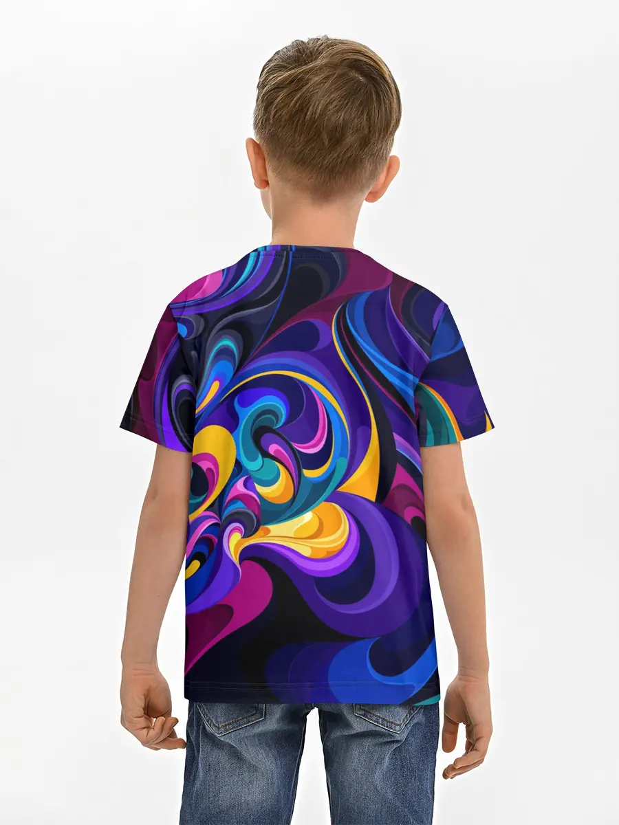 Детская базовая футболка / Абстрактный Узор