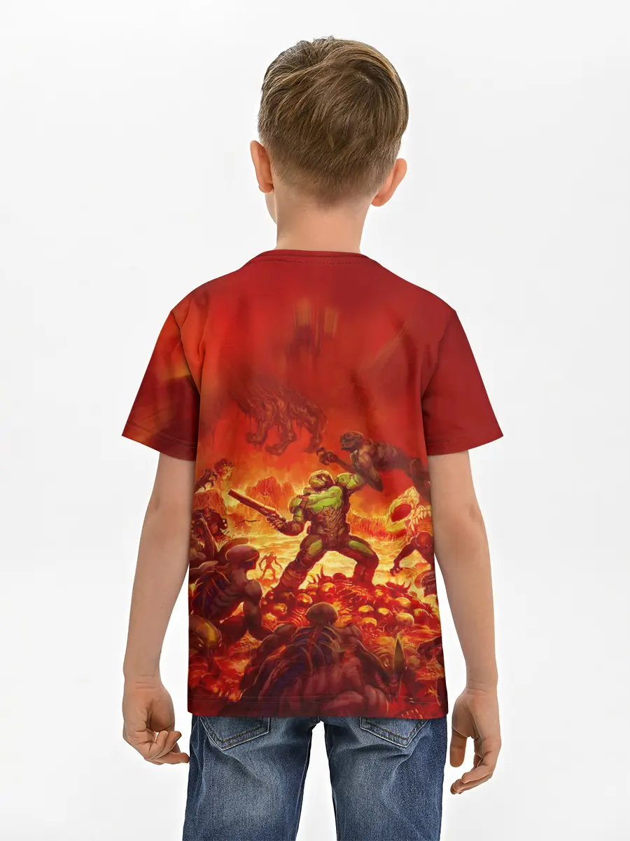 Детская базовая футболка / DOOM