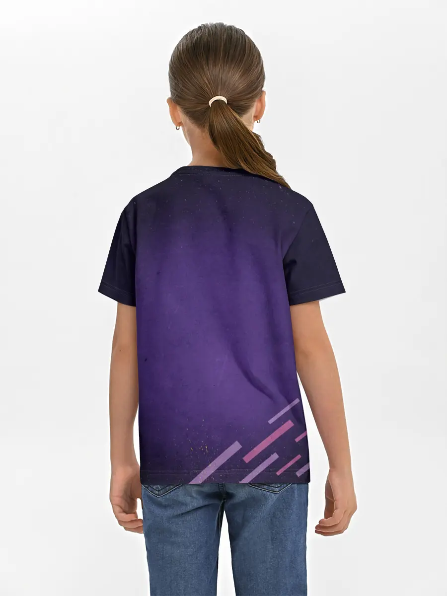 Детская базовая футболка / Neon One Piece