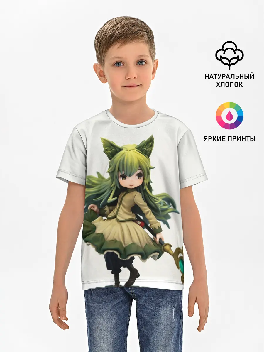 Детская базовая футболка / Mylne and the Forest Gift