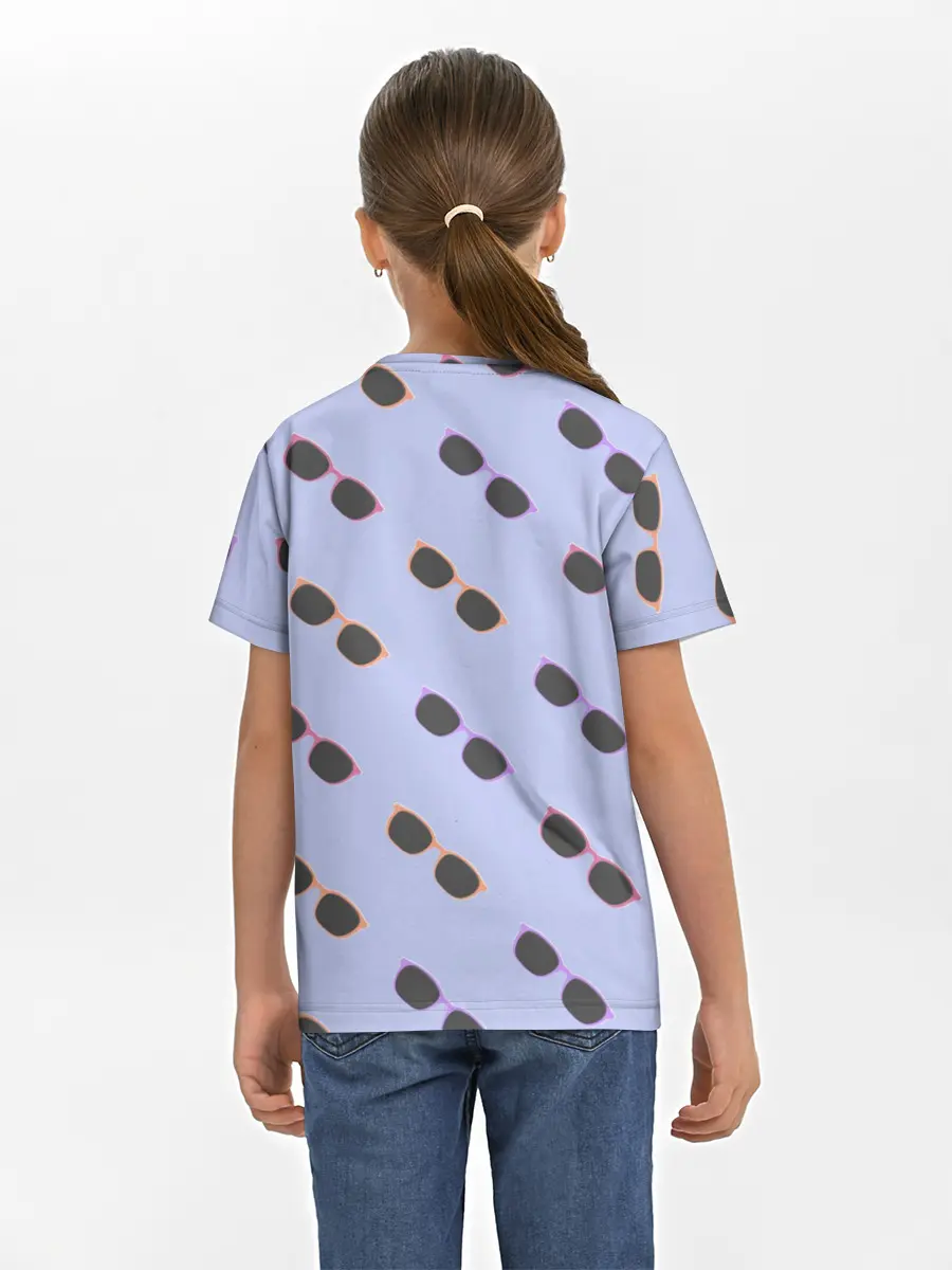 Детская базовая футболка / Разноцветные очки