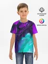 Детская базовая футболка / NEON WAVES