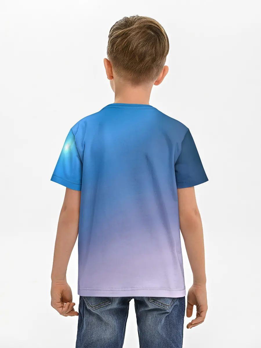 Детская базовая футболка / Девушка с большими глазами