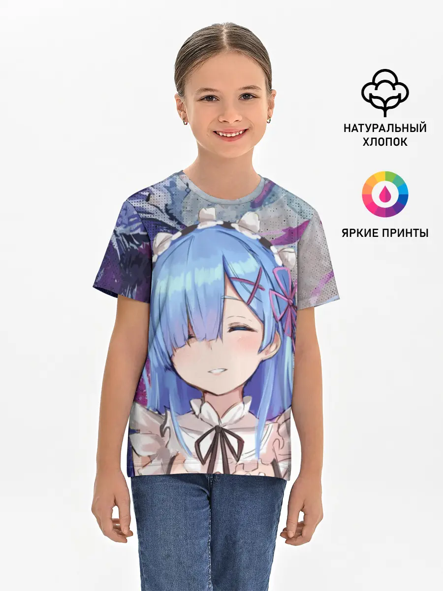 Детская базовая футболка / Re: Zero. Жизнь с нуля